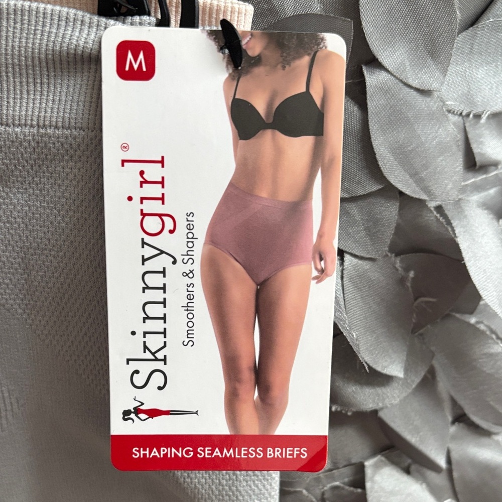 ❤️Skinnygirl Gray and Tan Shaping Briefs